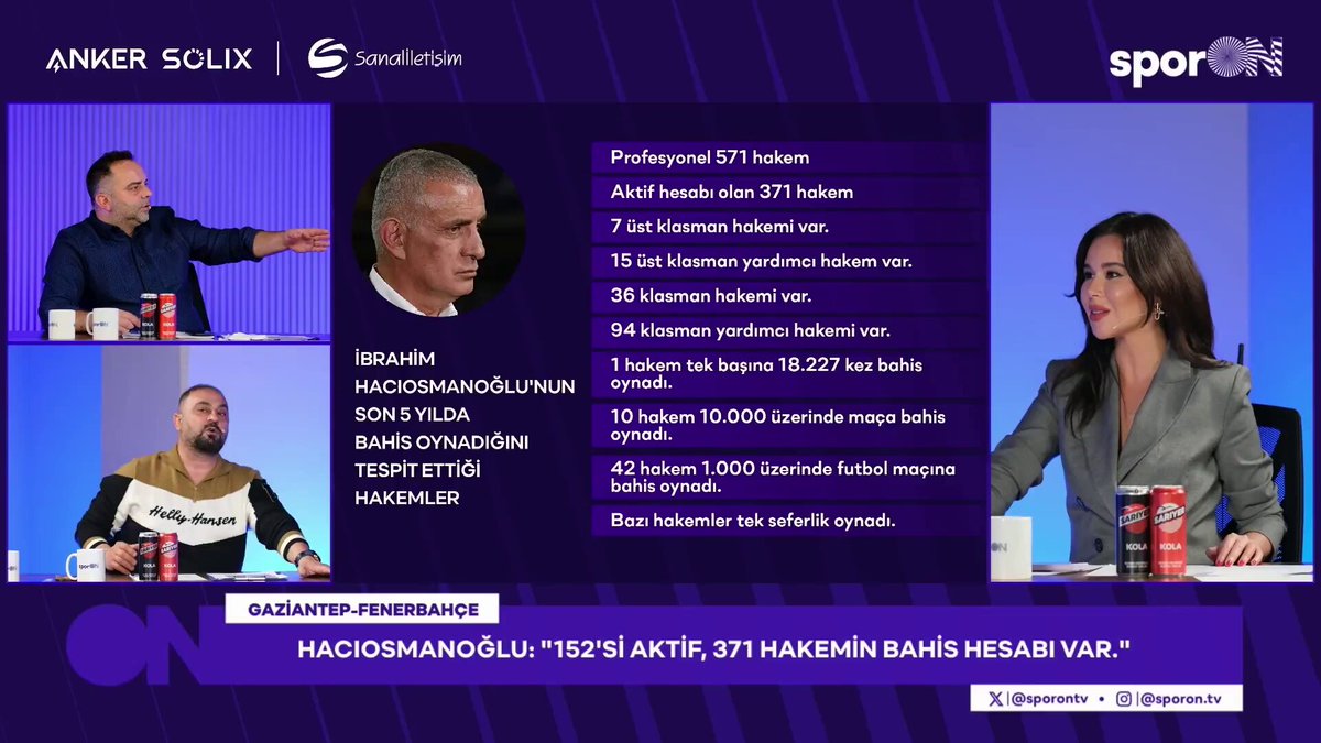 🎙️ Semih Şentürk: “Sadettin Başkan da söylüyor: bir yapı var. Hep Fenerbahçe mağdur oluyor. Üç yıl önceki 102-99 puanlık sezon hemen aklıma geldi.” sporON:
