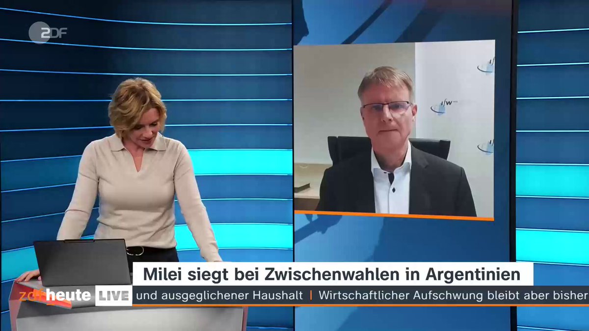 Interview für ZDFheute: Aussichten in #Argentinien nach den Zwischenwahlen und Hintergründe der dortigen Reformprozesse.