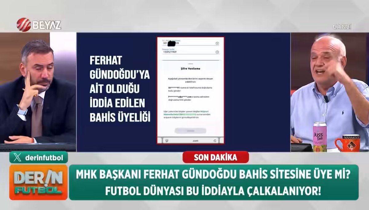 Ahmet Çakar: Eğer Ferhat Gündoğdu'nun bahis üyeliği varsa Ferhat Gündoğdu dönemi ‘Mutlak Butlan’a girer, geçen sezon ve önceki sezon şampiyonlukları geçersizdir. #derinfutbol