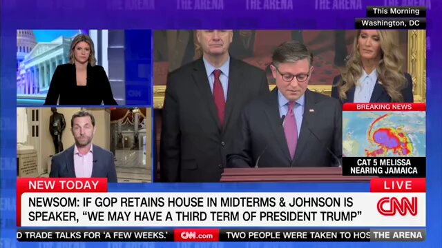🚨The TRIGGERING continues over Trump possibly running for a third term. "IT IS NOT FUNNY" 🤣 "I‘ve learned to take the man VERY SERIOUSLY. This is not a LAUGHING matter. This is UNCONSTITUTIONAL. This is against the LAW. America does NOT have KINGS." Best. Meltdowns. EVER.