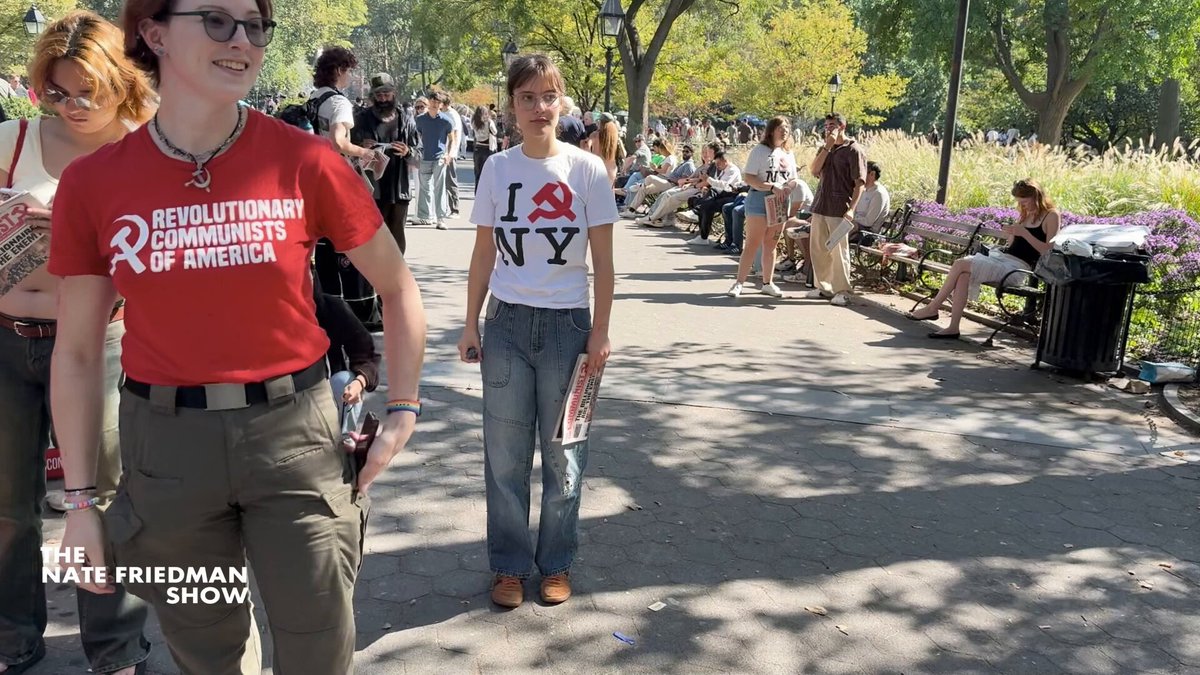 I'm crashing communist rallies and exposing Mamdani's revolution. "He's got great ideas... free busses, but why not free subways?" - a communist in NYC