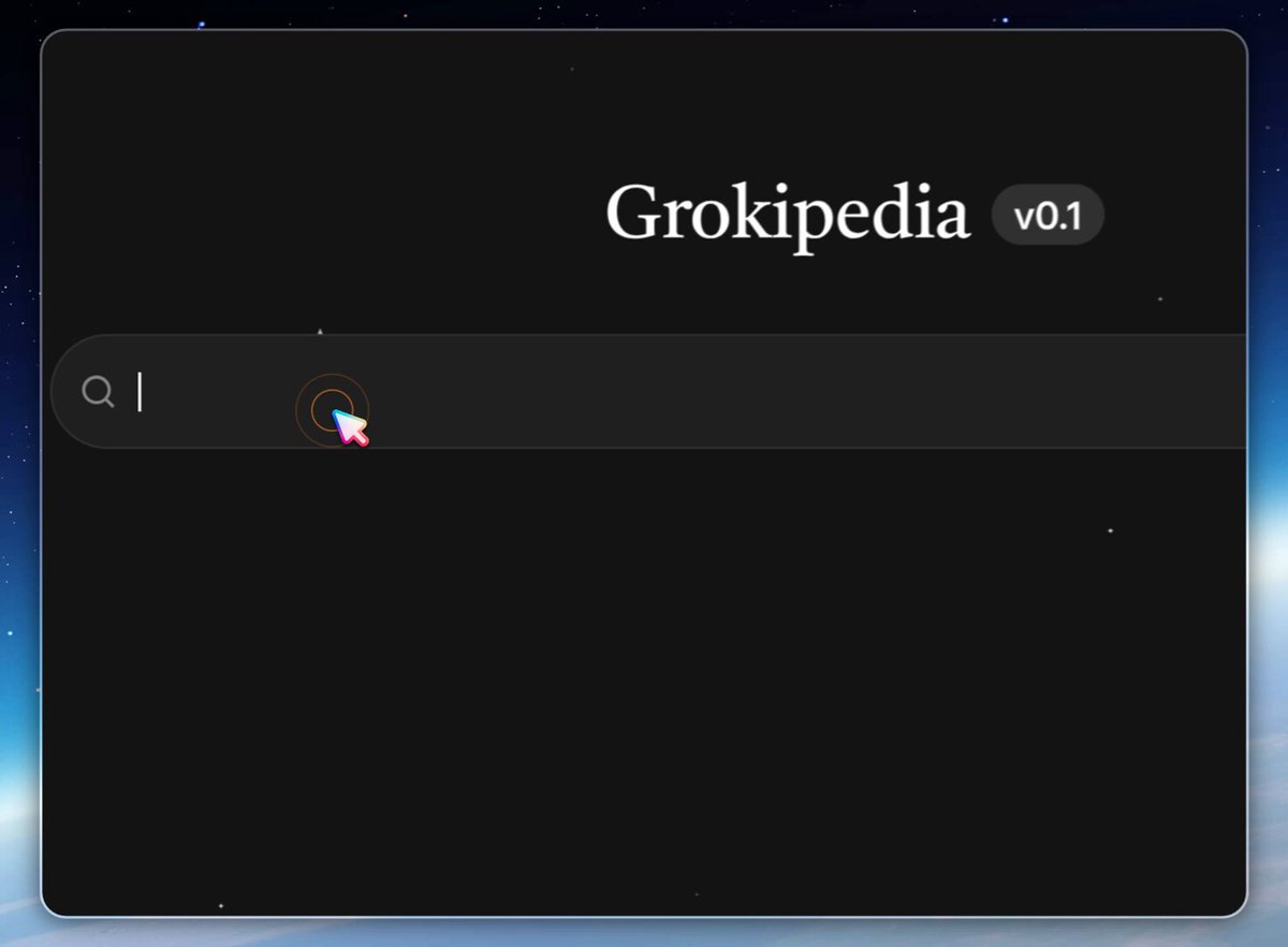 BREAKING: First look of xAI's Grokipedia.