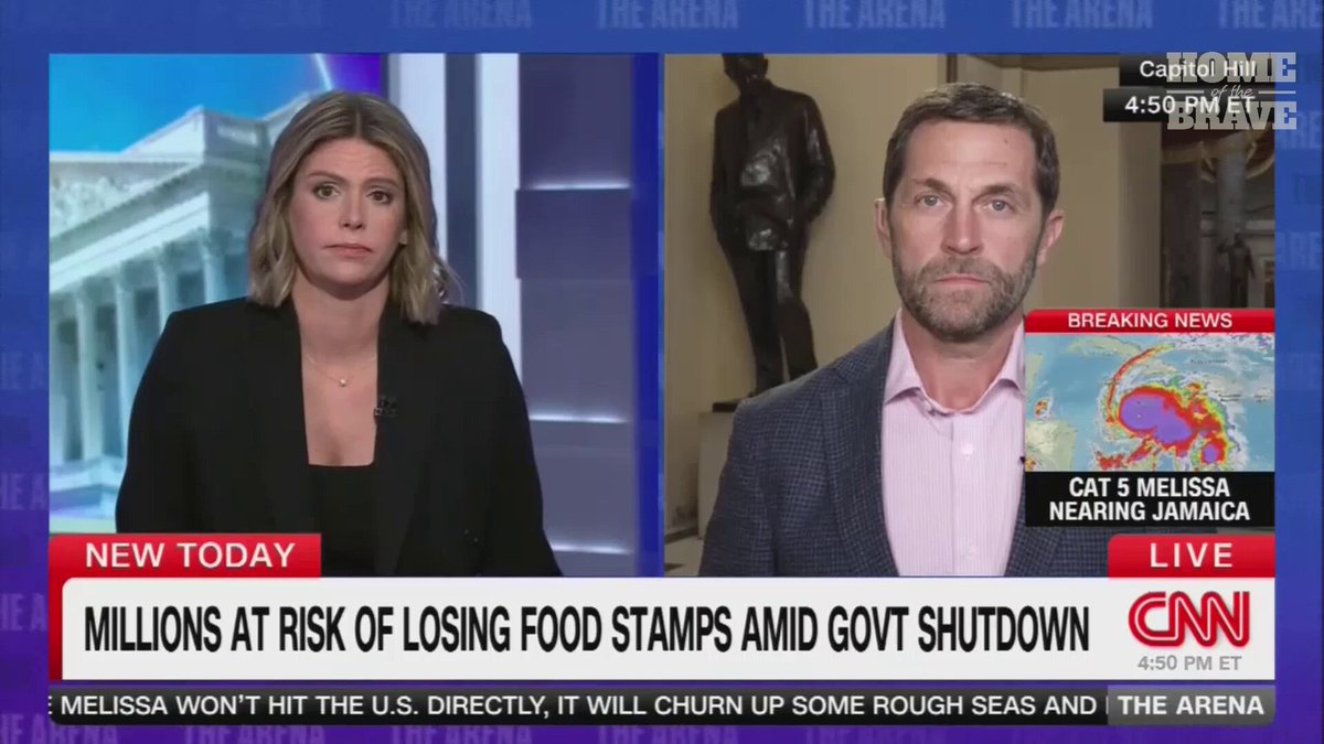 Rep. Jason Crow: "Democrats have already decided to come to the table — that was on day one. We've always been at the table. Republicans have literally and effectively shut the doors and shut us all out."