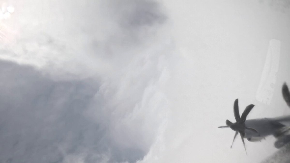 This footage from inside the eye of Category 5 Hurricane Melissa might be the most jaw-dropping video ever captured of a hurricane’s eye, showcasing the infamous “stadium effect."