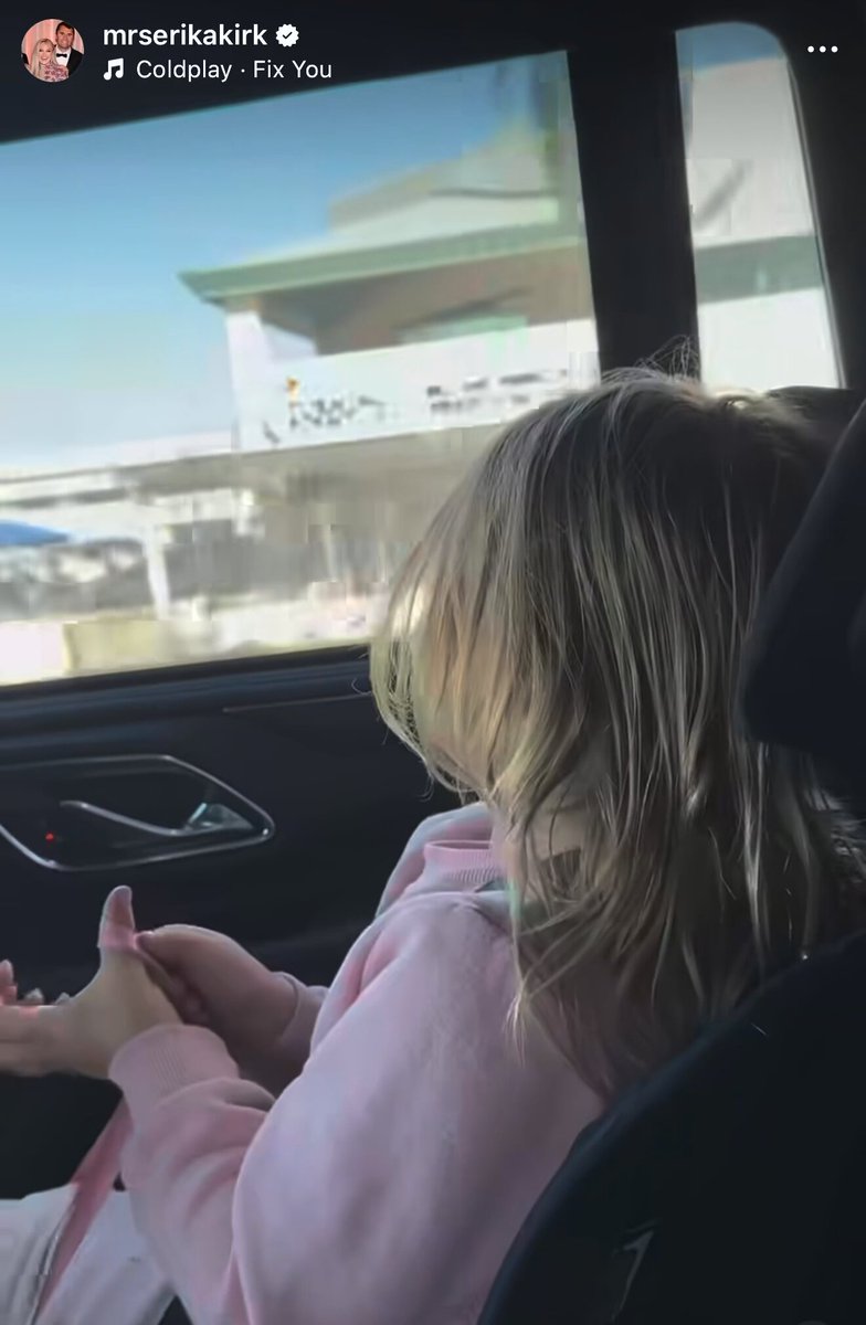 Erika Kirk just shared this video of their daughter saying Charlie’s name 🥺 “Charlie Kirk! I see daddy!”