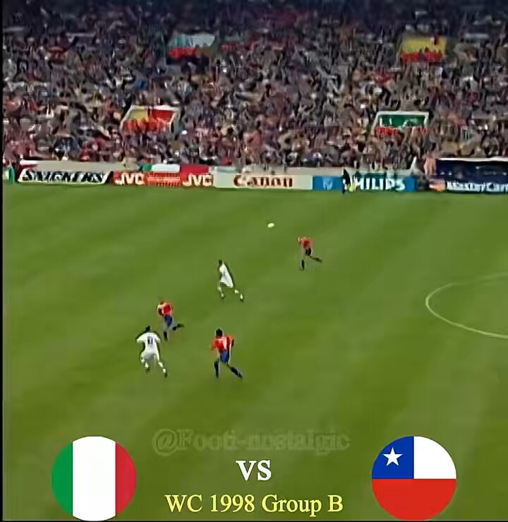 من ذكريات مونديال القرن 98 ، ايطاليا وشيلي وبلنتي باجيو اللي بعدها تغير القانون وصار هل الكرة بحثت عن اليد ام بلا بلا بلا .. بعد الادعاء ان باجيو تحايل للحصول على بلنتي
