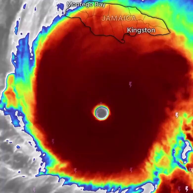 Keep prayers going for Jamaica. CAT 5 demon going across the island right now. United Cajun Navy and Steve Slepcevic with Strategic Response Partners are all there on the ground. This is a humanitarian crisis of unimaginable proportion.
