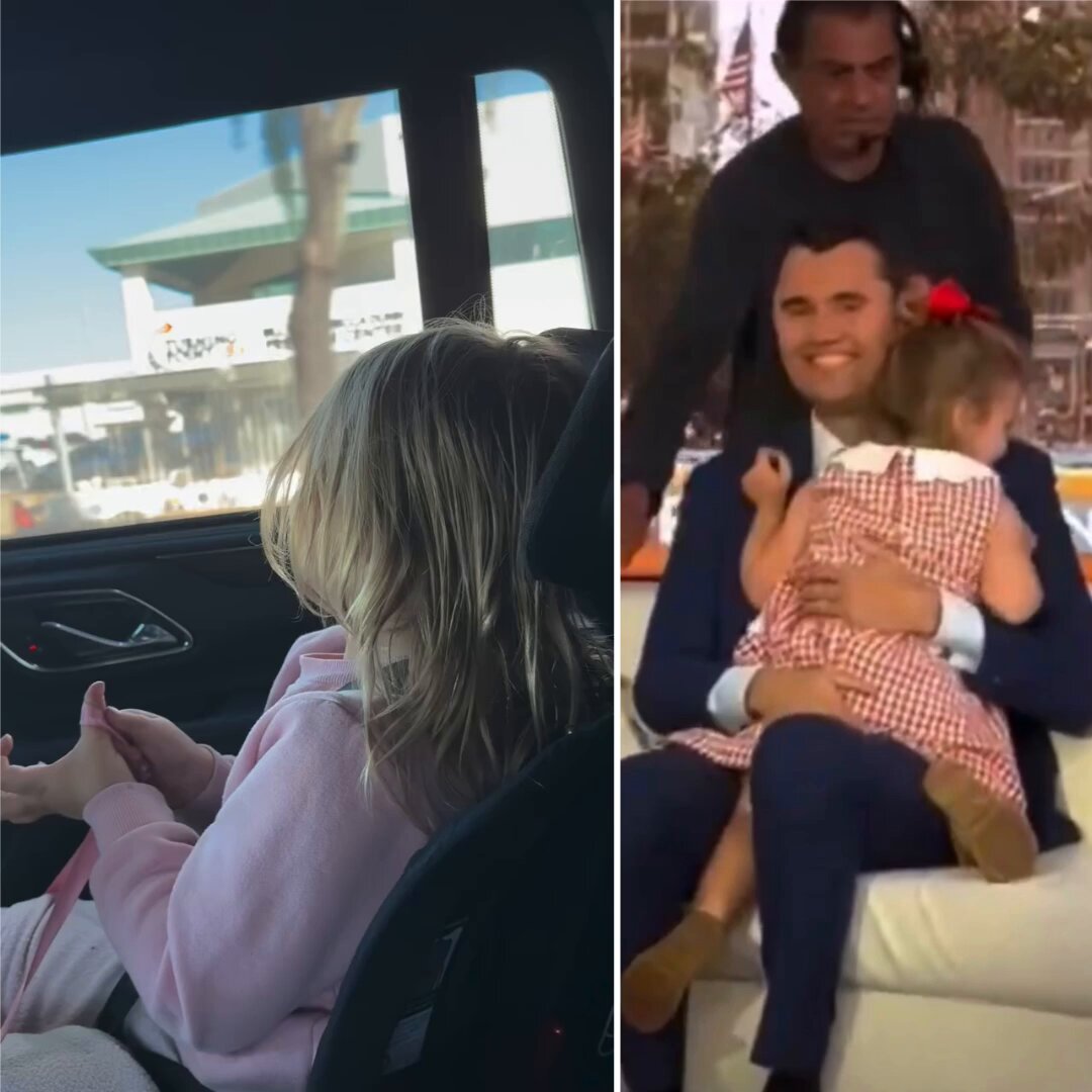 Erika Kirk shares a video of her daughter saying her father's name as they drive by Turning Point USA headquarters. "her...saying your name, as she witnesses all you've built and continue to build, proves that love never dies, just changes form. It breathes through our children," Erika said on IG. "This is her legacy also. And as she grows up and continues to say your name, I'll be reminding her that each time heaven leans in to listen." "I love you Charlie baby, I'm so proud of you. We all are so proud of you."