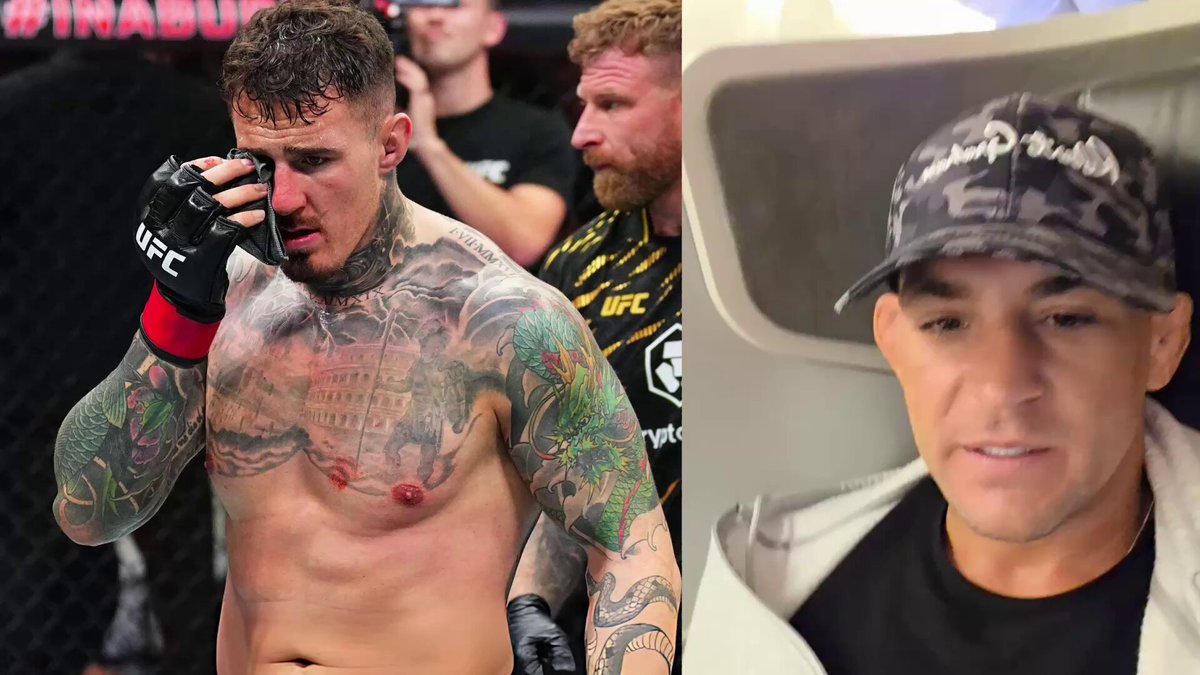 Dustin Poirier gives his opinion on the Tom Aspinall eye poke situation: "Only he knows how bad it was. But I've been in a lot of fights where I've got eye poked and I continued." (via The Diamond)