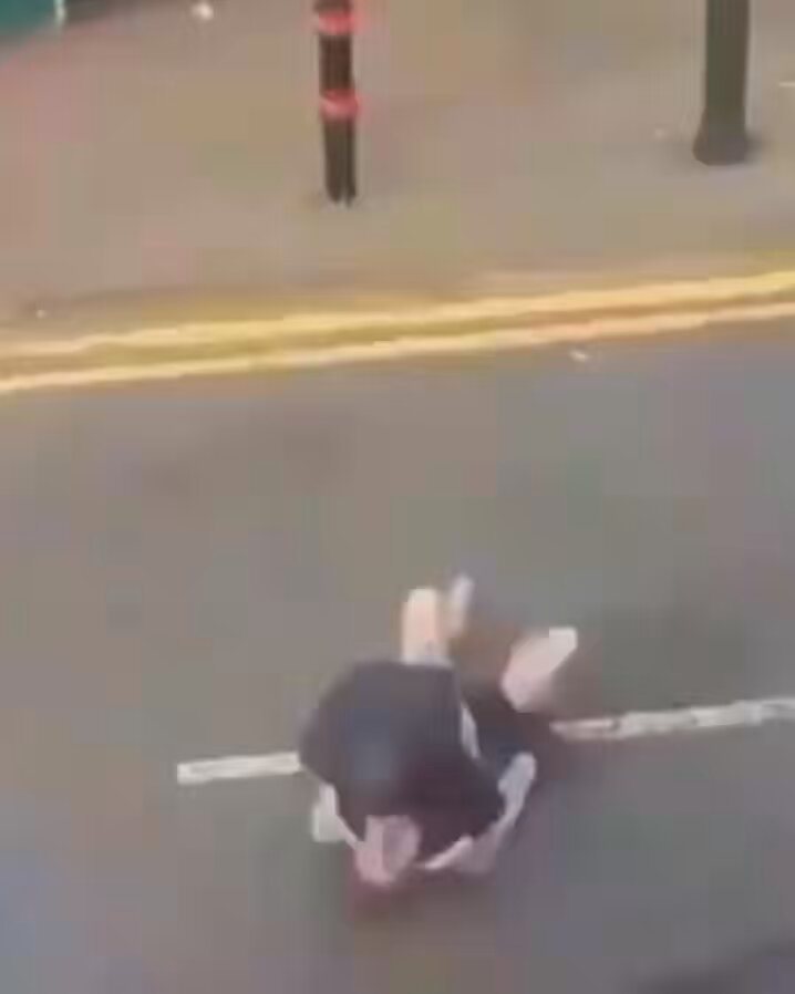 Bro punched the woman who helped him