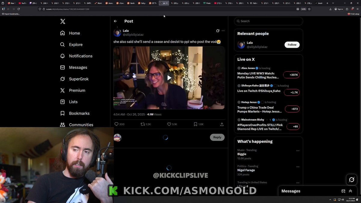Asmongold lit a scented candle before watching QTCinderella's clip and called it a "Karen repellent" 😭🕯️ "We gotta ward off the dark arts... it smells like Xbox Live." 😂