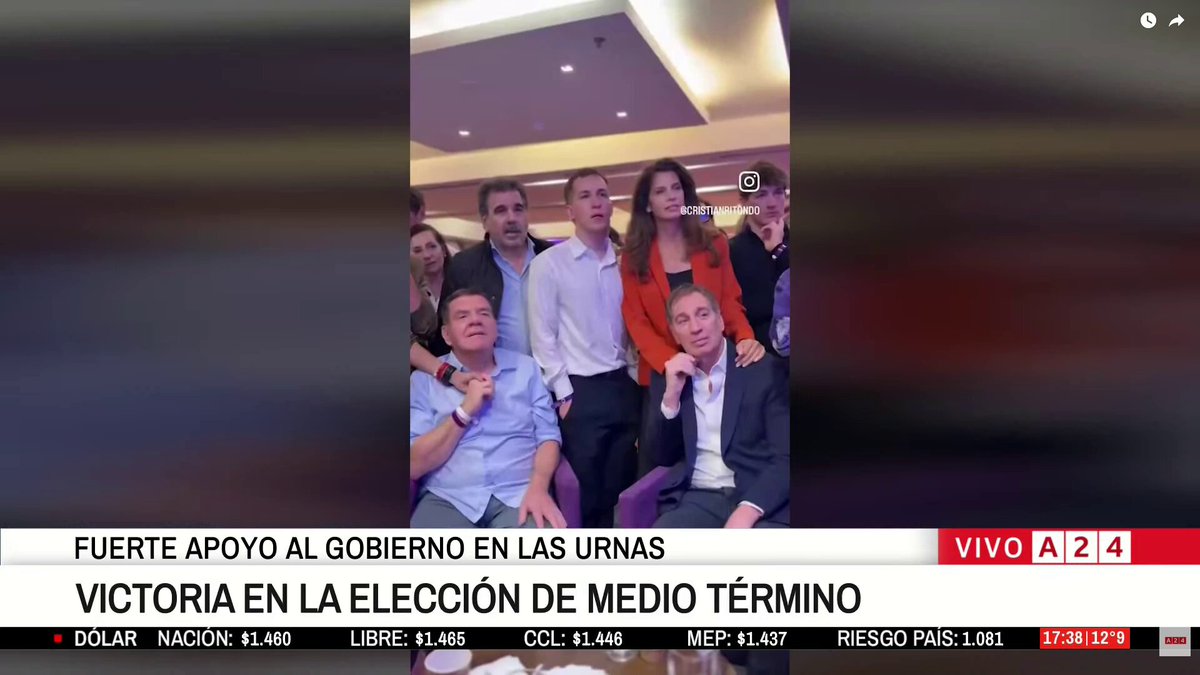 "Santilli" Porque se emocionó en el programa de Pablo Rossi cuando le mostraron el video del momento en el cual se entera que ganó las elecciones.
