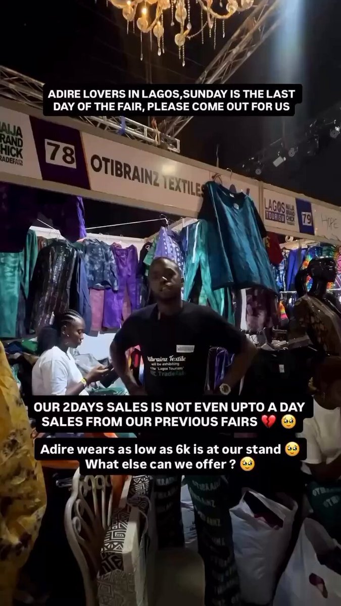 Vendors told me a lot in secret………Any Trade Fair that neglects the indigenous people will suffer the same consequences.