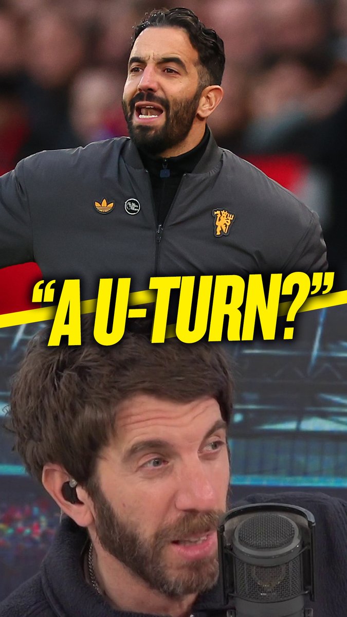👀 Cundy: "Is this a bit of a u-turn?" ❌ Goldstein: "No, there's still question marks..." Andy Goldstein still isn't 100% backing Ruben Amorim despite three wins in a row 🔴