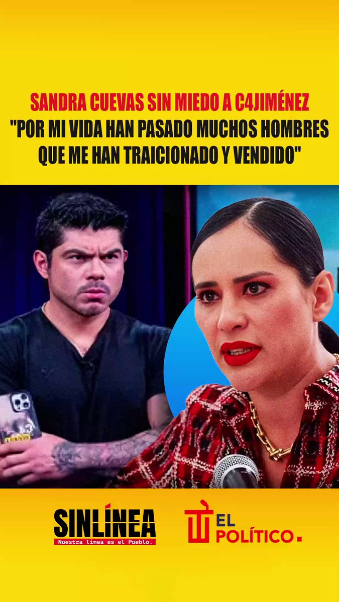 Se prendió 🔥 🔴 #SandraCuevas (Sandra Cuevas) estalló contra #C4Jiménez (Carlos Jiménez) y anunció que lo denunciará por "agredirla" 👀👇🏻