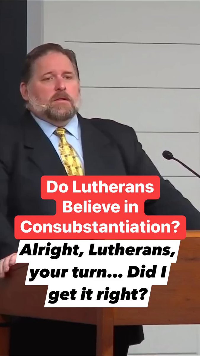 Ok Lutherans, your turn… did I get it right?