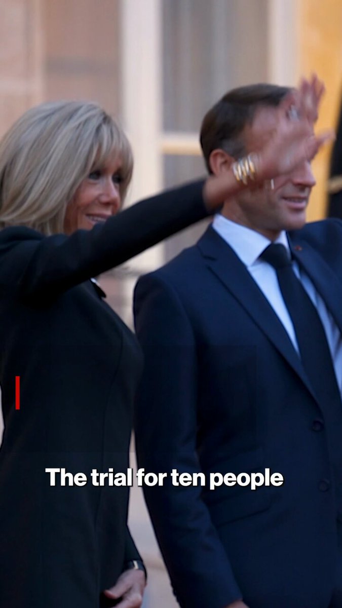 Ten people went on trial in Paris on Monday for allegedly harassing President Emmanuel Macron’s wife, Brigitte Macron, by spewing malicious rumors that she is really a man.