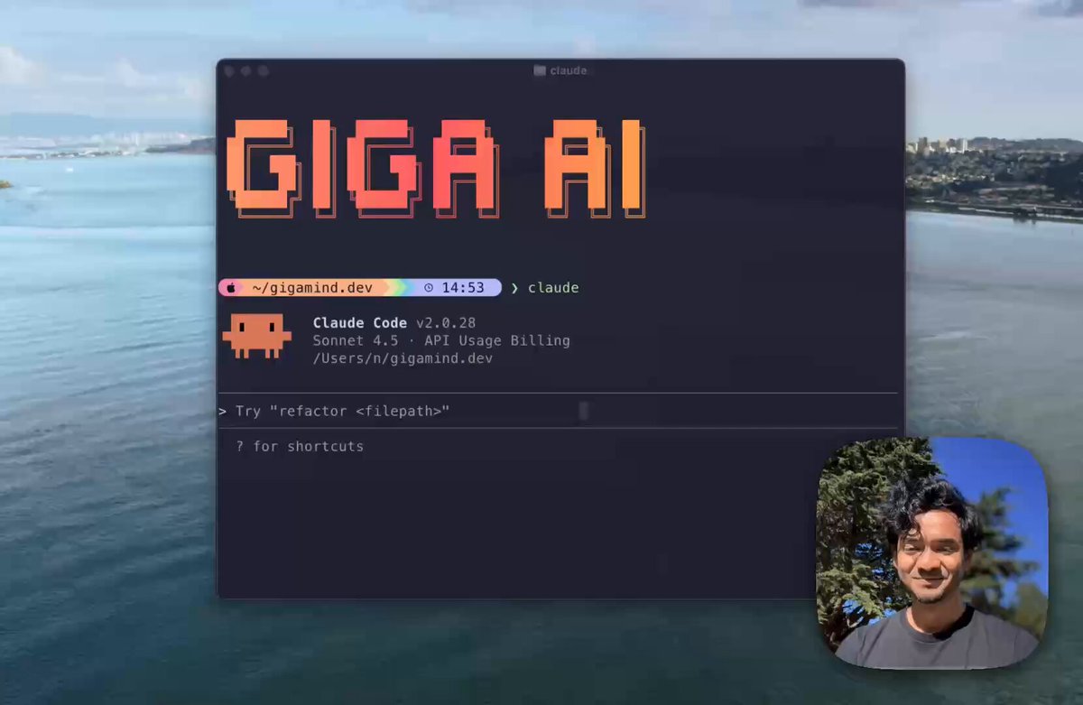 I'm giving away Claude Code for FREE. Yes, you read that right -- the world's best AI, now completely FREE. My mission is to get the next billion people to write great software. I believe EVERYONE should have access to the best AI, but so many are constrained by costs. I'm solving this by: disrupting the world's fastest growing industry = AI + with the most proven business model = Ads You can actually try it out now -- just one line of code, and you unlock all the powers of Claude Code, for free. how it works: 1. sign up on Giga AI Free 2. change Claude Code env variables to use our inference endpoint 2. to support the free usage, we'll add ads inside the AI responses (only contextual and relevant ads, no spam) Since we get too many signups, there's a waitlist, but we'll be rolling it out to the maximum people as we can. Watch the video to get started & comment and retweet to get access first.