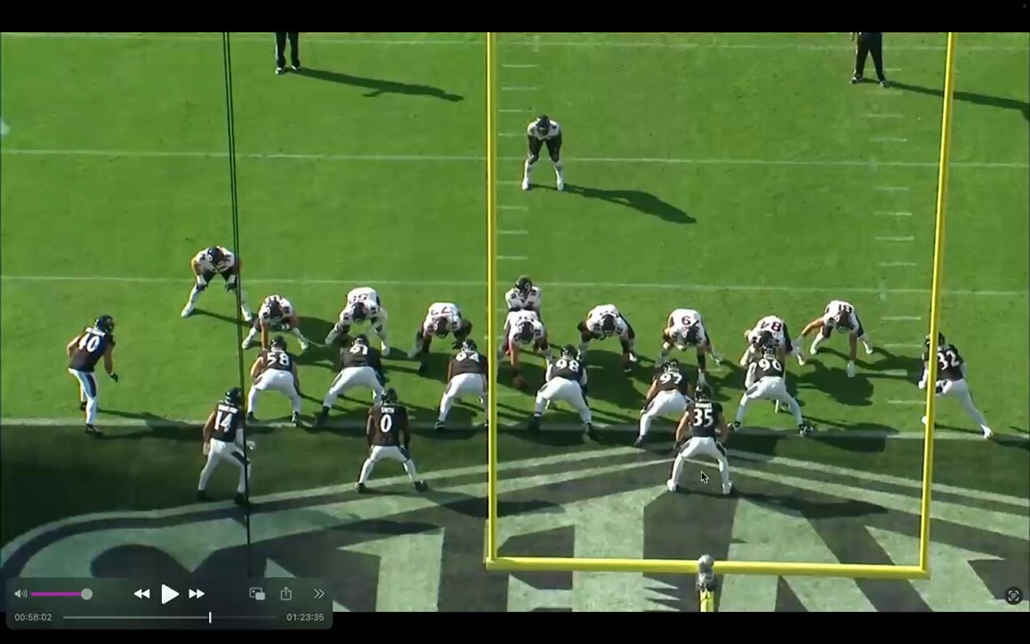 Shout out Jake Hummel too. 1 snap on defense &amp; made an impact play. Almost got his hand on a punt too in this game🫡