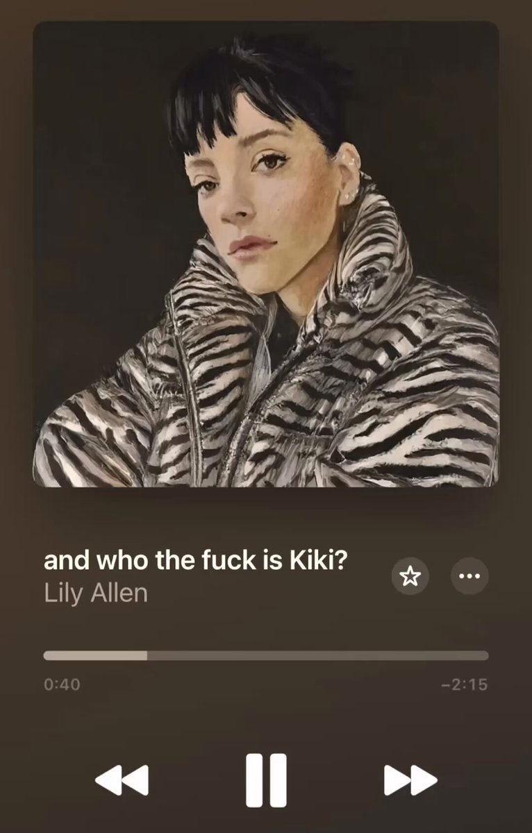…and who the fuck is Kiki? 👀🤨🦓 (SO sorry but I had to get this out of my brain 😩)