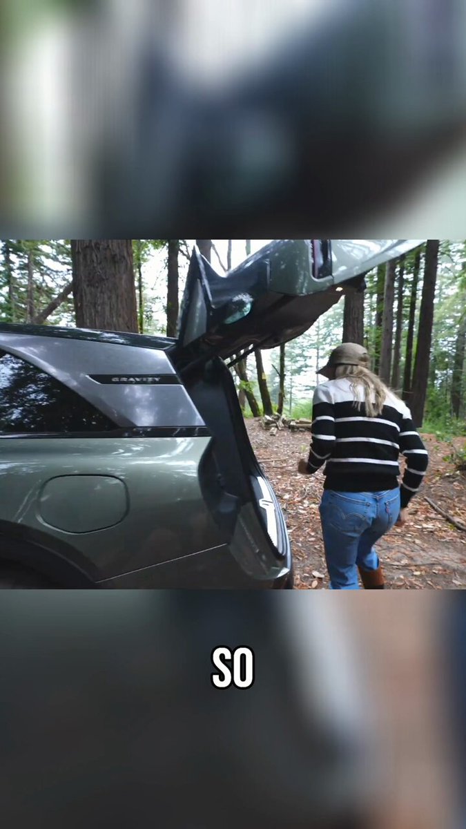 Would your rather camp in the Lucid Gravity or Tesla Model Y? Expalin?