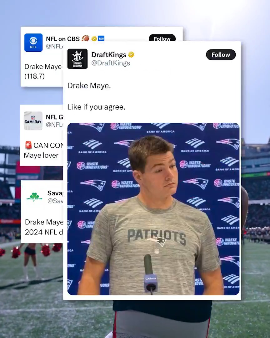 “No swag” 🧢 Drake Maye | NFL