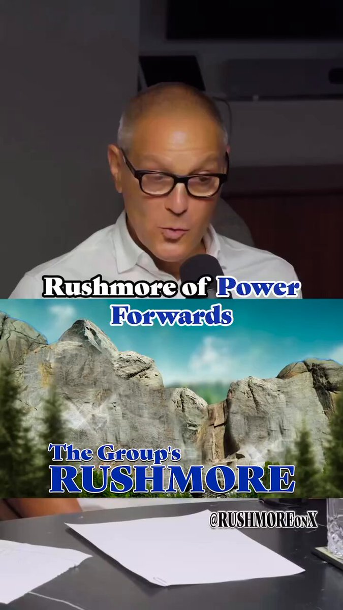 Ladies and gentlemen.. We are pumped to announce that our 5th Episode drops tomorrow, 7:45AMest. It’s 21 minutes of phenomenal conversation while SHAQ and Reggie Miller explore the greatest Power Forwards in basketball history. Each guy gives their own Mt Rushmore of Power Forwards and then they all have to agree on a definitive final 4. This is RUSHMOREonX Power Forwards