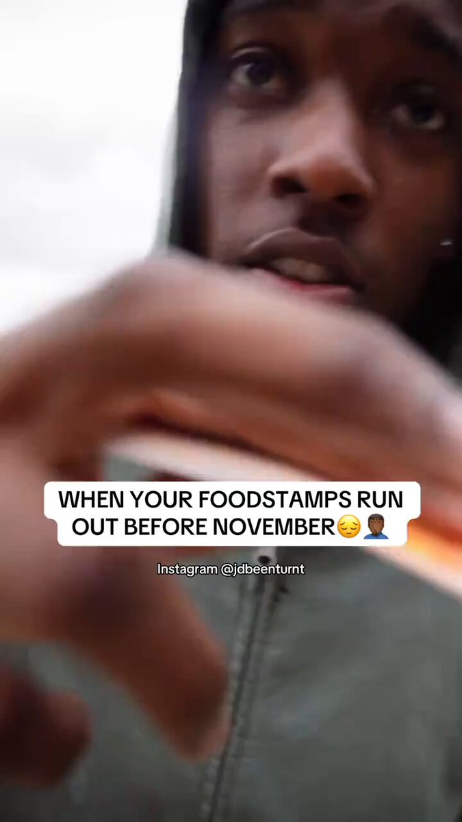 TikTok creator says he might start crying if he loses his food stamps.