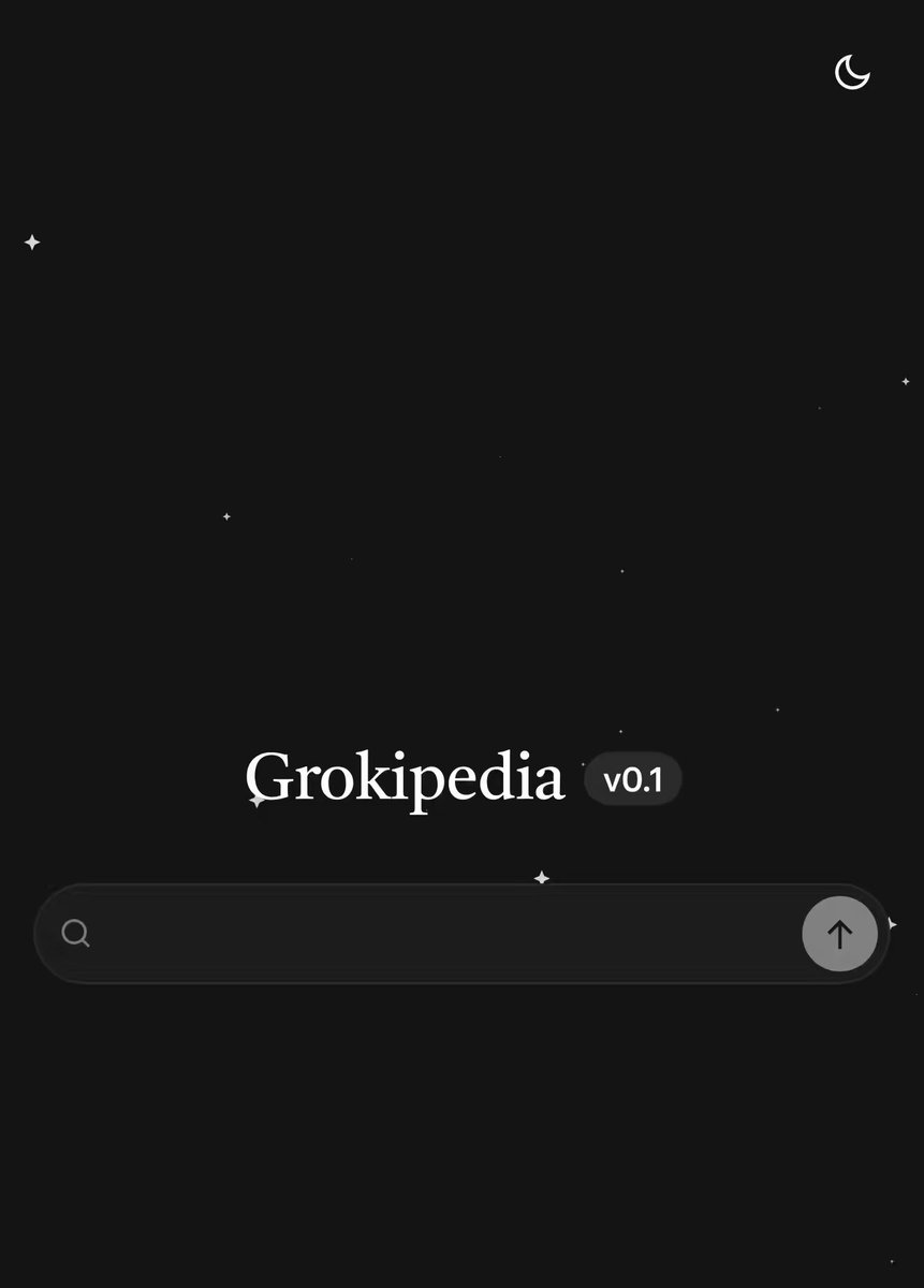 NEWS: xAI has officially launched Grokipedia. It is an open source knowledge repository available to the public.