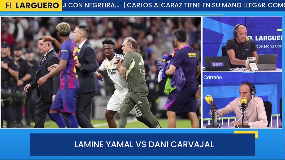 🚨‼️La postura de la @RFEF en el conflicto entre Lamine Yamal y Dani Carvajal ❌ No hay ningún conflicto que afecte a la Selección 🫂 La Federación cierra filas con Lamine Yamal: nadie lo entiende mejor que Luis de la Fuente y el jugador lo sabe ⚠️ @AntonMeana en #ElLarguero