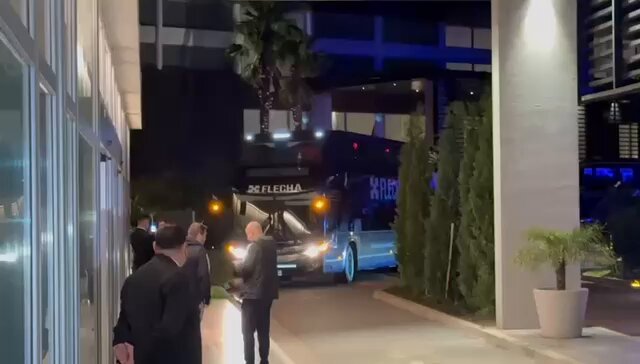 Los jugadores de #Flamengo 🇧🇷 ya se alojan en el Hotel Sheraton de Hudson a la espera de la revancha ante #Racing 🏆