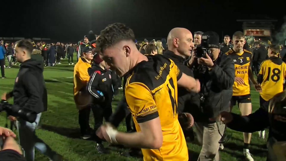 🟡⚫️ We’ll leave you with this one - an emotional Eoin McElholm, yesterday’s Man of the Match, speaking from the heart after Loch Mhic Ruairí’s historic win. A moment that says it all about what it means to bring the O’Neill Cup home. #OneToWin