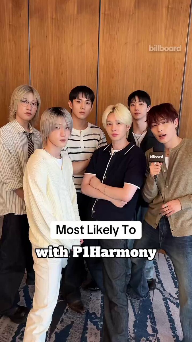 .P1Harmony official play Most Likely To: Tour Edition 🎤🎶