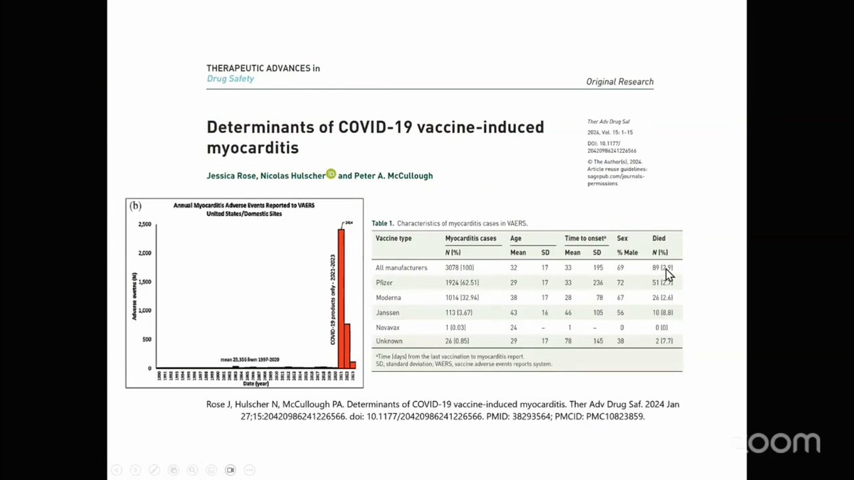COVID Vaccine Myocarditis: What You Aren’t Being Told Dr. McCullough breaks down new mortality data tied to vaccine-induced myocarditis — showing that the condition isn’t “mild.” The science speaks clearly: the risk is real, and lives have been lost. 👉 Help us bring transparency and protect patients. Donate: Credit: Vaccine Safety Research Foundation (VSRF) with Vaccine Safety Research Foundation #MedicalFreedom
