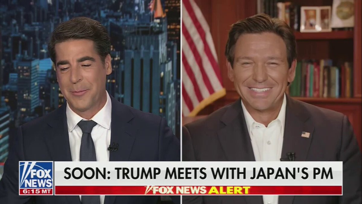 Watters: Are you not dressing up for Halloween? DeSantis: I pretty much just play the governor