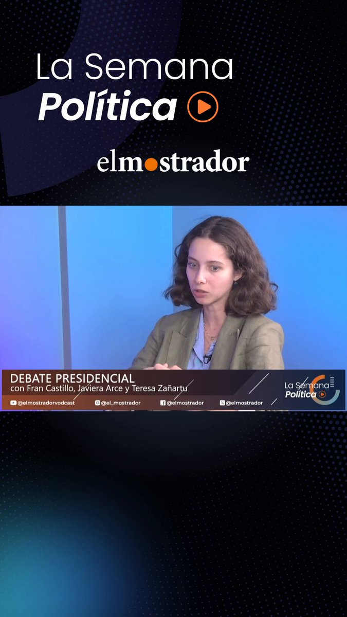 🎙️ #LaSemanaPolítica | Teresa Zañartu, investigadora de la Fundación Jaime Guzmán, y el problema de Kast con el voto moderado en una segunda vuelta: "Las 100 figuras de centroizquierda que firmaron para apoyar a Matthei, difícil veo que, públicamente al menos, salgan a apoyar a Kast"