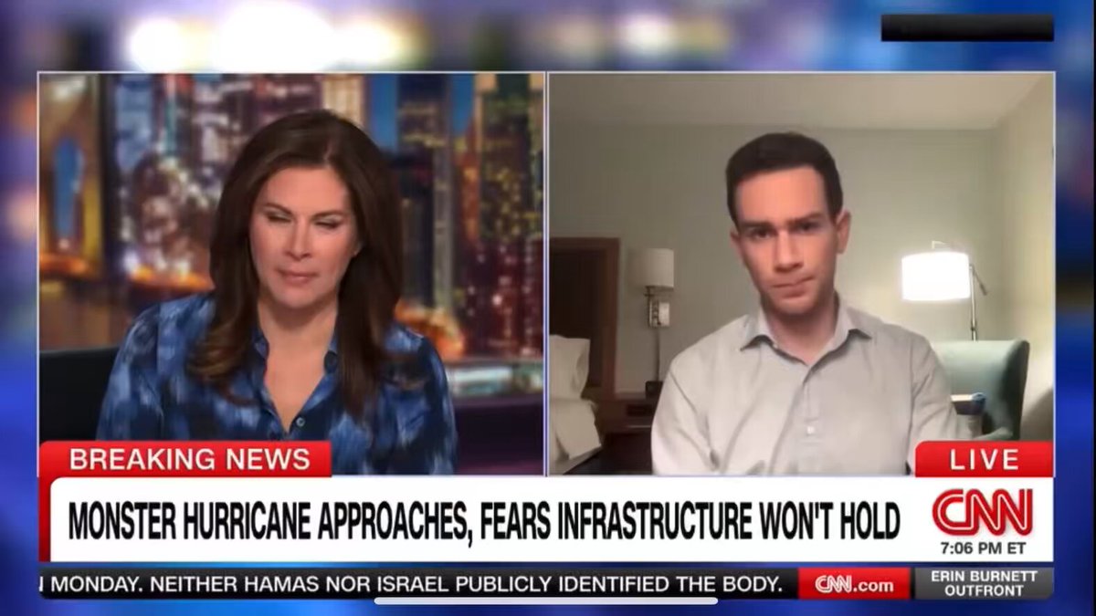 Representing MyRadar Weather on CNN earlier this evening and breaking down what it was like to fly into the eye of Hurricane Melissa as it was intensifying into a Category 5 monster: