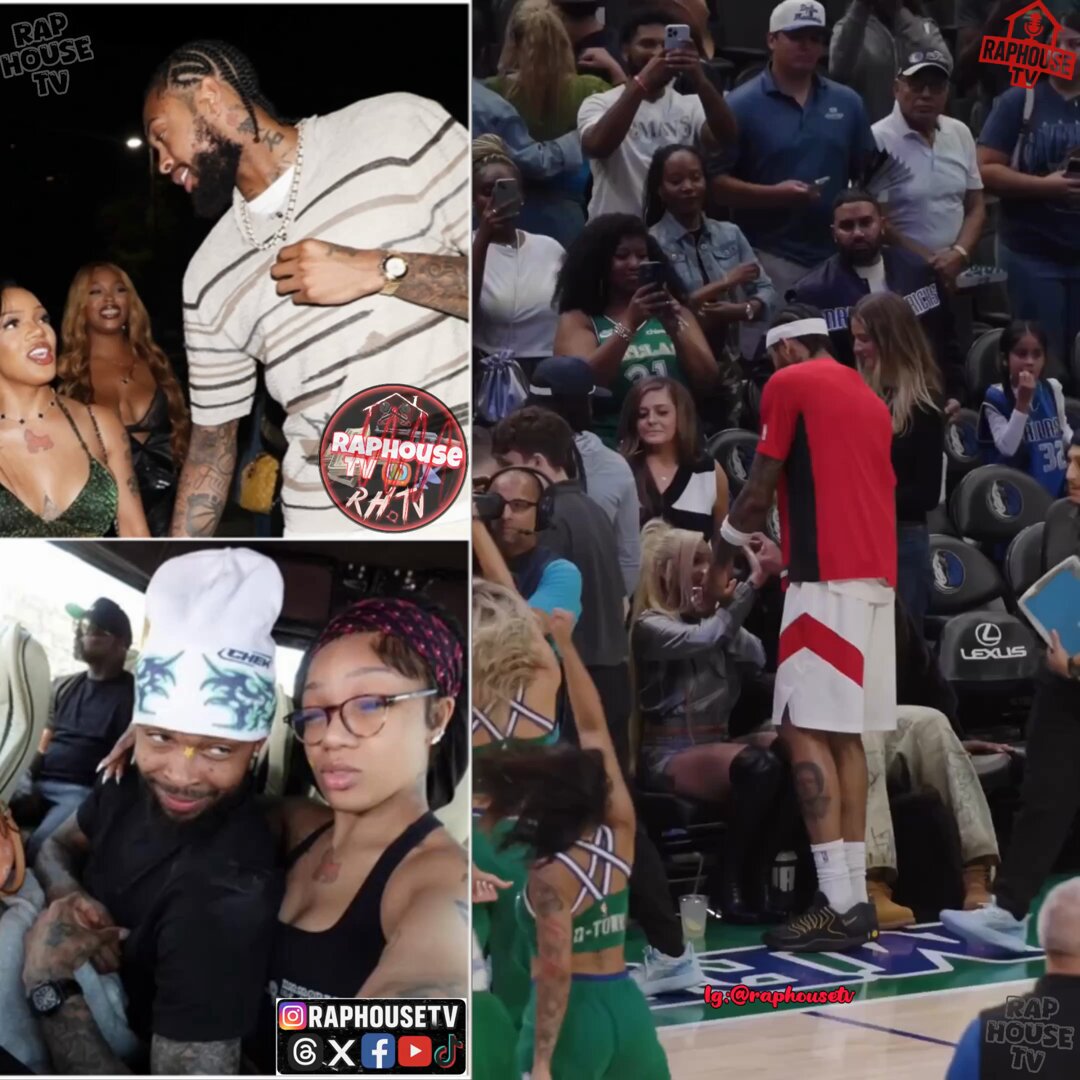 Love is in the Air 💕 GloRilla spotted kissing her Boyfriend Brandon Ingram after the Raptors' game against the mavericks 🥰