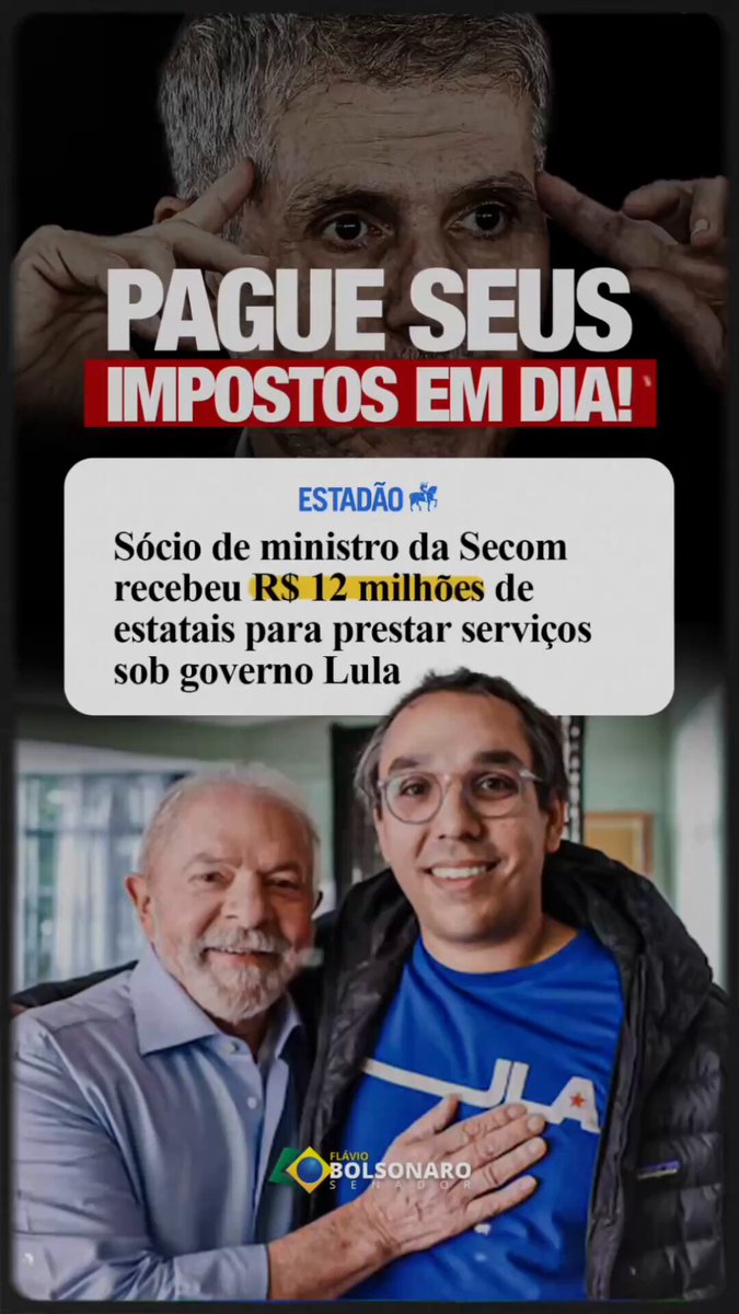 No governo Lula, todo dia um petista fica rico… miséria, inflação e prisão são só para o resto dos brasileiros! FAZUELE