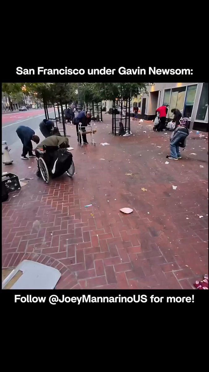 This is what sixty years of Democrat leadership does to a city. This is California.