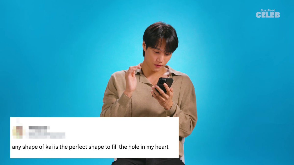 Kai and his way with words 💛 👤💻 "Any shape of Kai is the perfect shape to fill the hole in my heart" 🐻 While I'd like to be the perfect person to fit [in your heart], I'm always trying to give you so much love it overflows [your heart] #KAI #카이 #カイ #金钟仁 #엑소카이