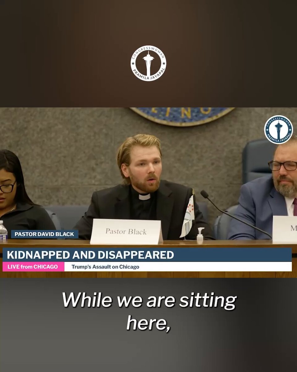 Pastor David Black was attacked by ICE while praying for immigrants. During our shadow hearing in Chicago, he shared his story, his fight, and his demand that we all continue to work to protect immigrant communities.