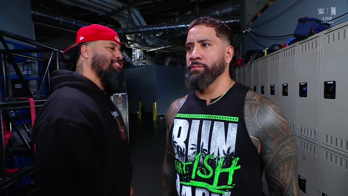 "You thought about yourself like you always do. I think that if it really came down to me and you, if you really believed in yourself, you wouldn’t be so scared to find out." - Jimmy Uso JIMMY USO WAS HEATED AT JEY USO 👀 #WWERaw