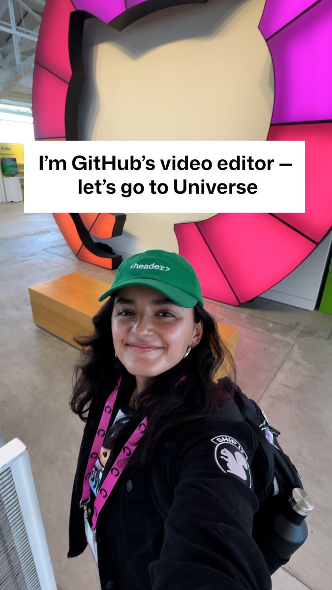 Can't wait to see you all at #GitHubUniverse 👋