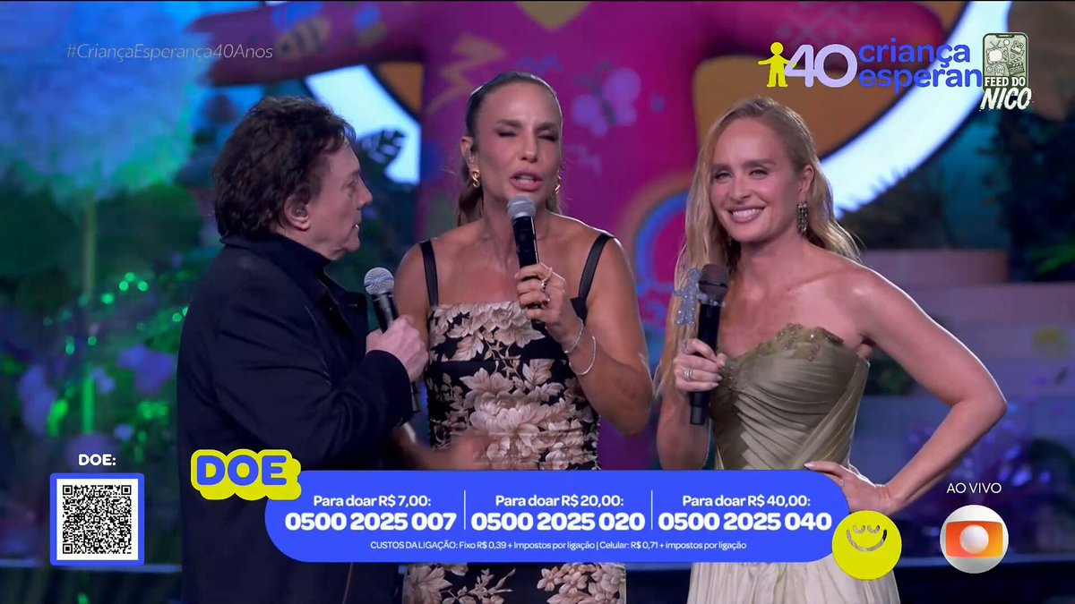 meu deus o fábio jr caducando do nada falando pra criarem o idoso esperança #CriançaEsperança40Anos