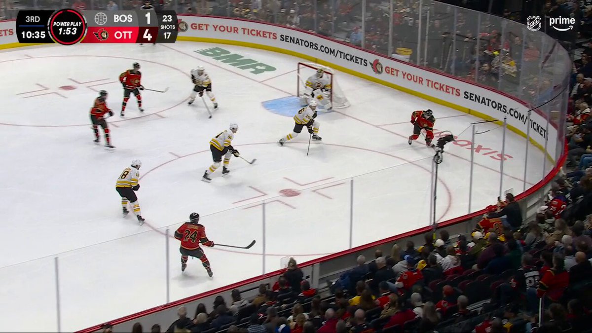 The Sens are just bullying the Bruins now