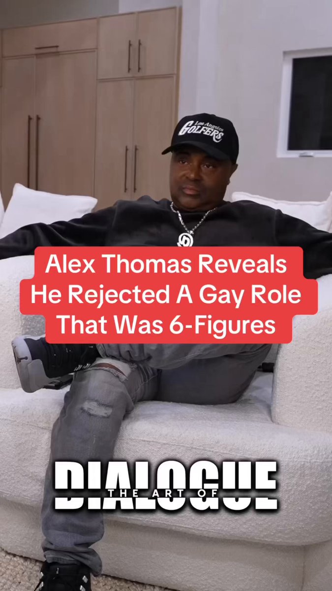 Alex Thomas reveals he rejected a gay role that was 6-figures. (🎥: The Art Of Dialogue/YouTube)