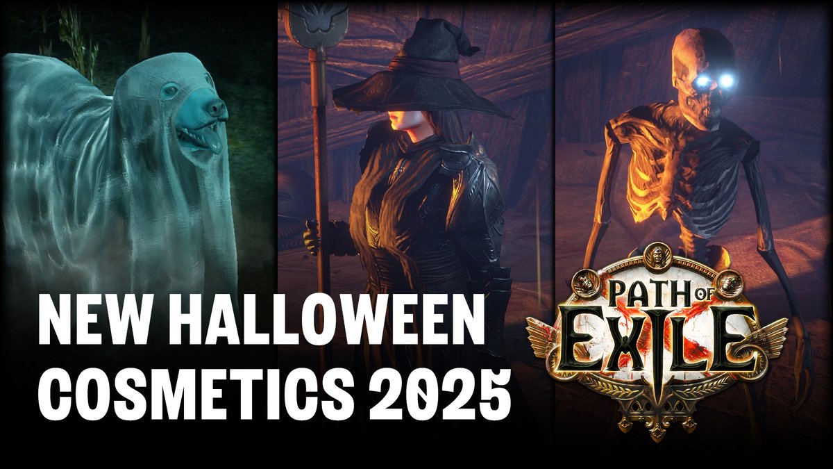 It's the time of year to spread some seasonal scare, and we've got some new treats to help you trick! Check out the range of new seasonal Halloween microtransactions in this video. These are available in both Path of Exile 1 and Path of Exile 2.