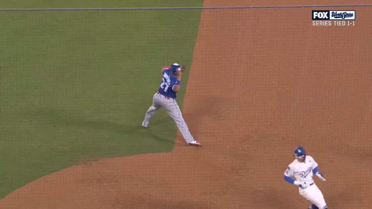 What a throw by Vladimir Guerrero Jr.! #WorldSeries