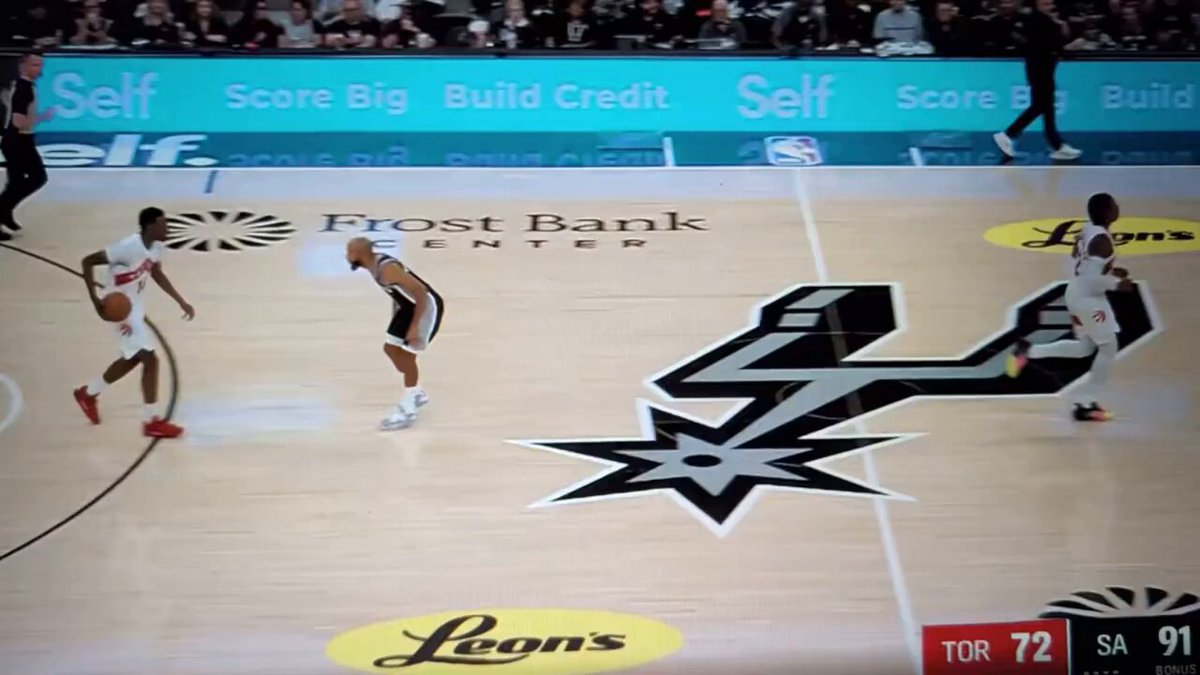 forget the rest of this raptors game. just remember that CMB had 19 off the bench and had the balls to take it at Wemby on both ends